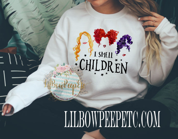 I Smell Children Hocus Pocus Crew Unisex Sweatshirt