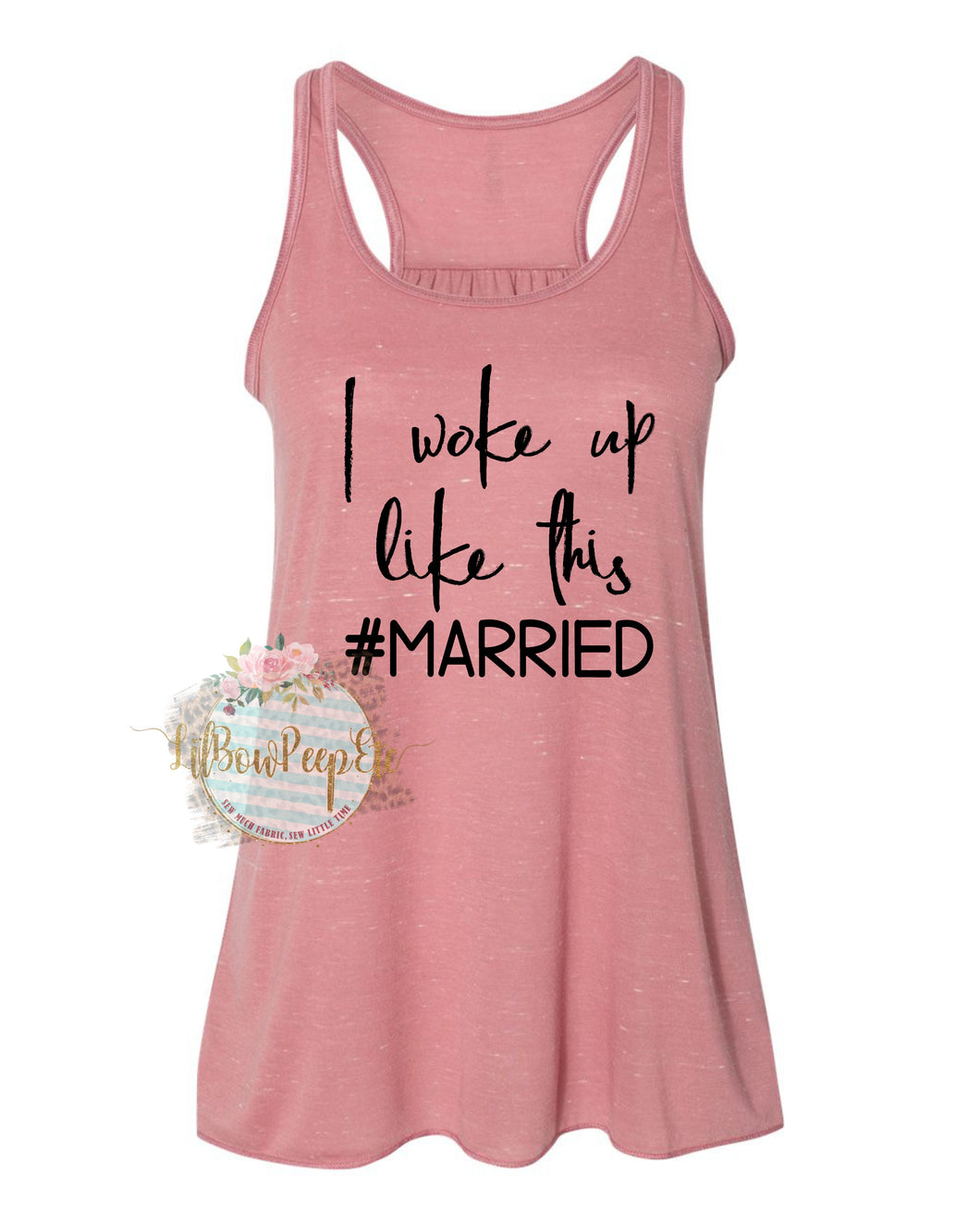 I Woke Up Like This #MARRIED Women's Tank