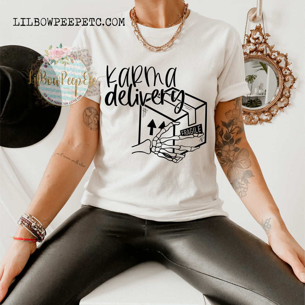 Karma Delivery Unisex Adult Tee