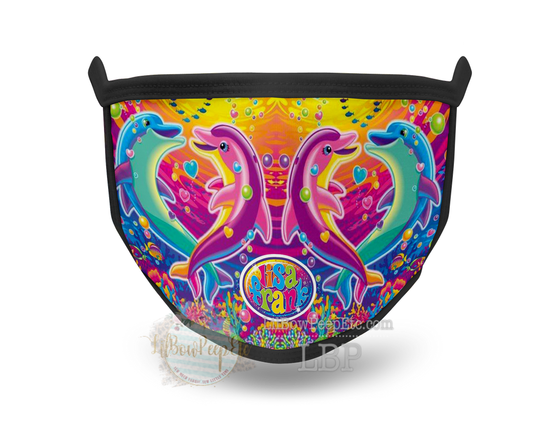 LF Dancing Dolphins Printed Mask