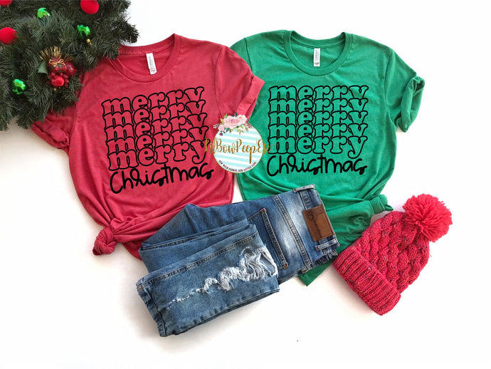 Merry Christmas Retro