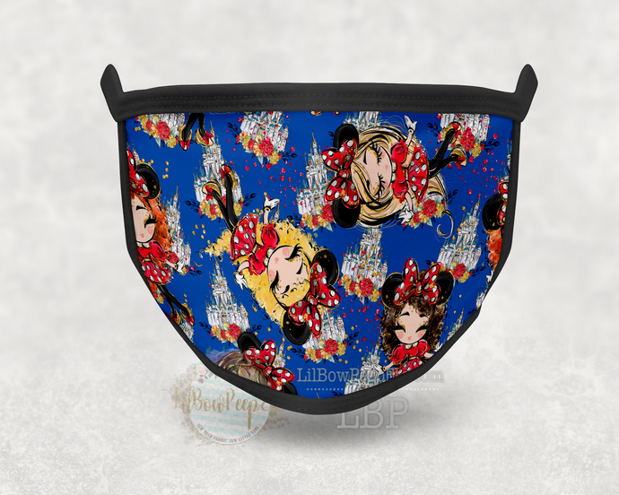 Mouse Girl Printed Mask