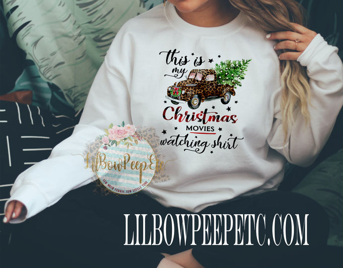 This Is My Christmas Movie Shirt Crew Unisex Sweatshirt