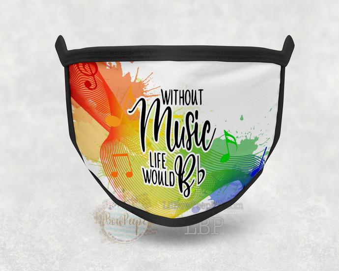 Music Teacher Printed Mask