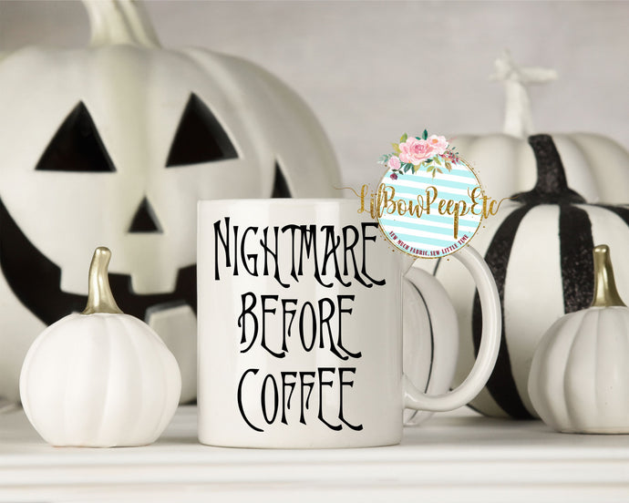 Nightmare Before Coffee Mug