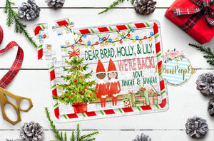 Custom Elf Inspired Welcome Back Puzzle Christmas