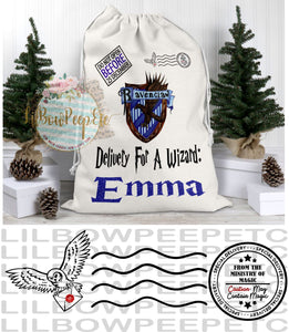 Harry Potter Custom Santa Sacks Bags Wizard