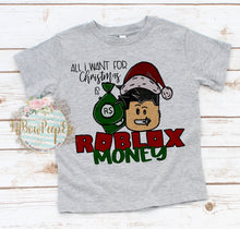 Load image into Gallery viewer, Roblox Money Christmas YOUTH KIDS