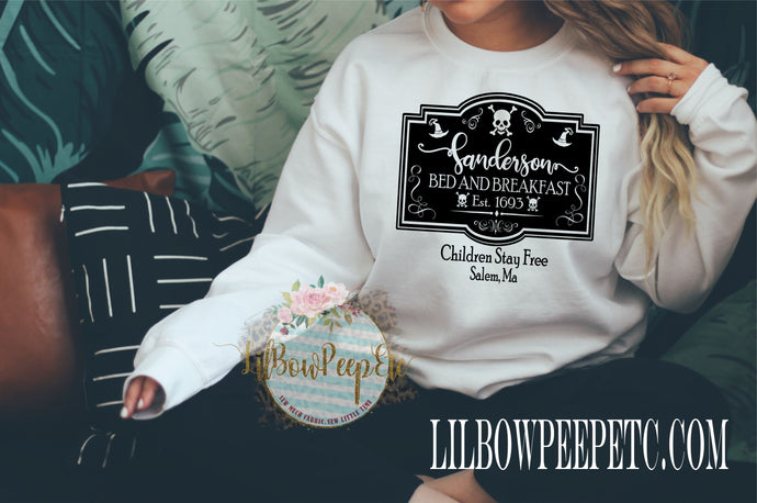 Sanderson Bed & Breakfast Unisex Sweatshirt