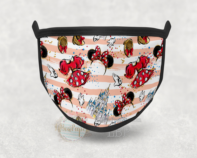 Tossed Mouse Clothes Printed Mask