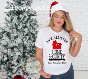 McCallister Home Security Unisex Tee