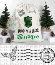 Load image into Gallery viewer, Harry Potter Custom Santa Sacks Bags Wizard