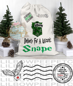 Harry Potter Custom Santa Sacks Bags Wizard