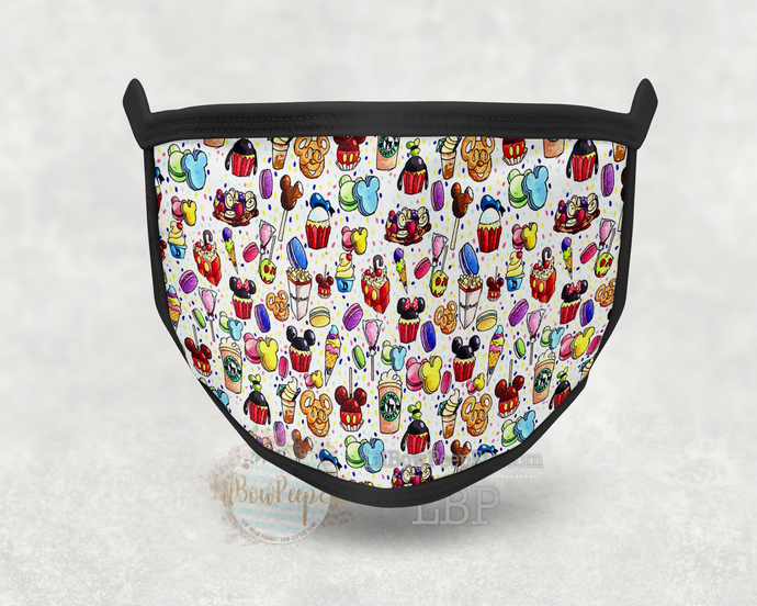 Snacks On Snacks Printed Mask