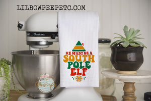 Hand Towel: South Pole Elf