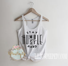 Load image into Gallery viewer, Stay Humble Hustle Hard Women&#39;s Workout Tank