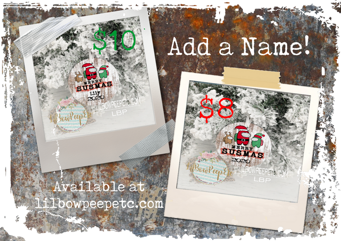 Merry Susmas Among Us Personalize Ornament 2020 Personalize
