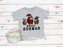 Load image into Gallery viewer, Merry Susmas Among Us YOUTH UNISEX TEE