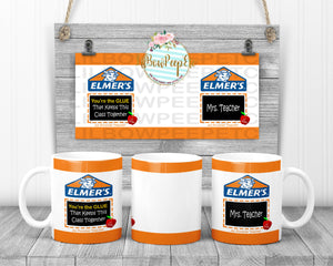 Teacher Elmer's Glue Mug