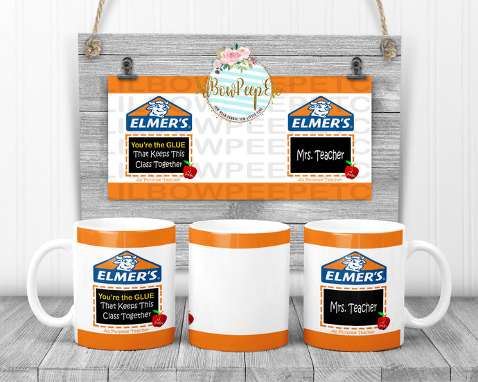 Teacher Elmer's Glue Mug