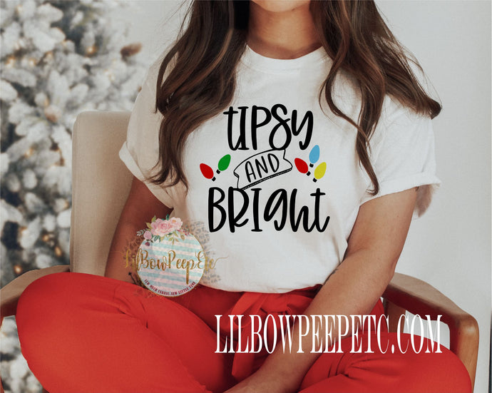 Tipsy And Bright Unisex Tee Or Raglan