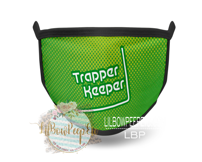 Trapper Keeper Green Printed Mask