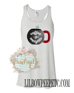 Coffee And Weights Workout Tank